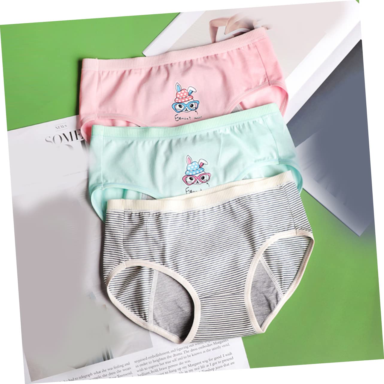 SHERCHPRY 12 szt. bielizna menstruacyjna majtki ciążowe majtki menstruacyjne majtki menstruacyjne majtki higieniczne bielizna menstruacyjna dla kobiet pełne urocze bawełniane majtki dziewczyna, Różne