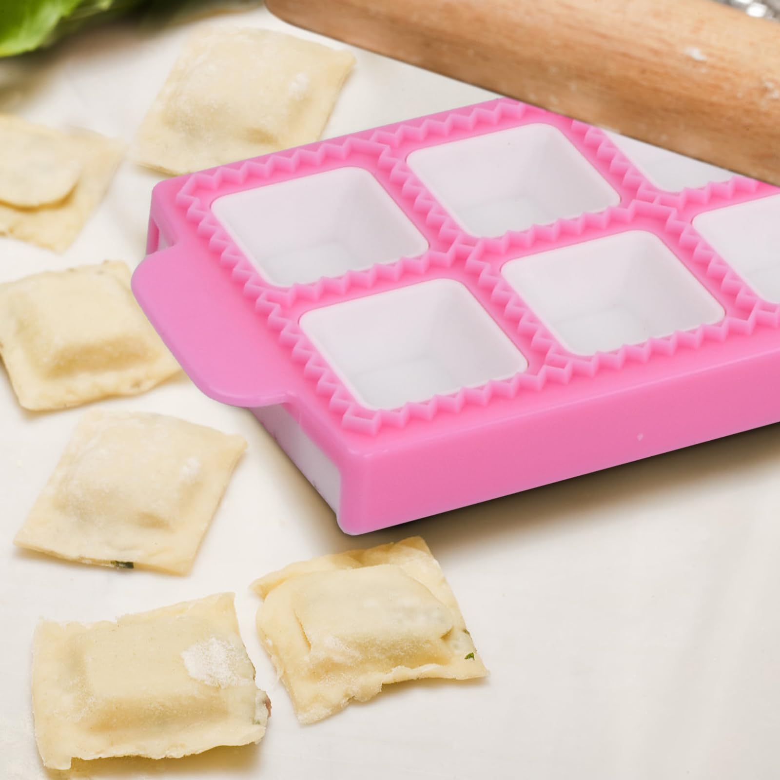 CHSEEO Plaque à Raviolis Moules à Chaussons Acier Inoxydable Machine à Pâtes Moule Et Pâte