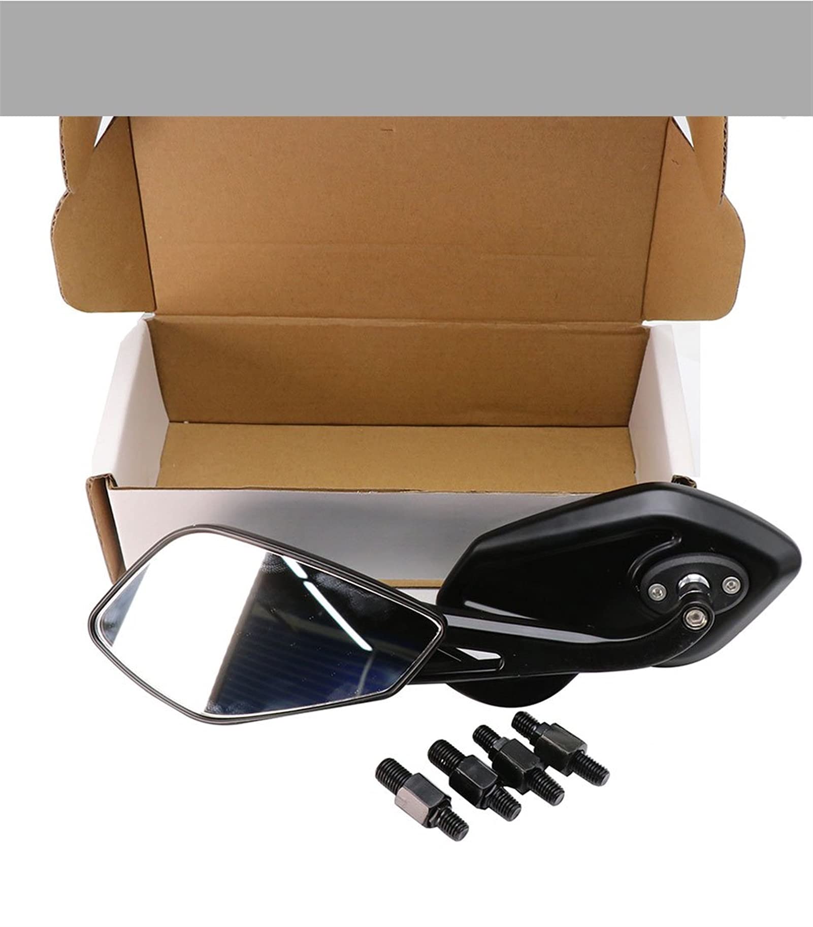 Rétroviseur 2 Pièces Moto Vélo Cruiser Chopper ATV Aluminium M8 M10 Moto Rétroviseur Scooter E-bike Rétroviseurs