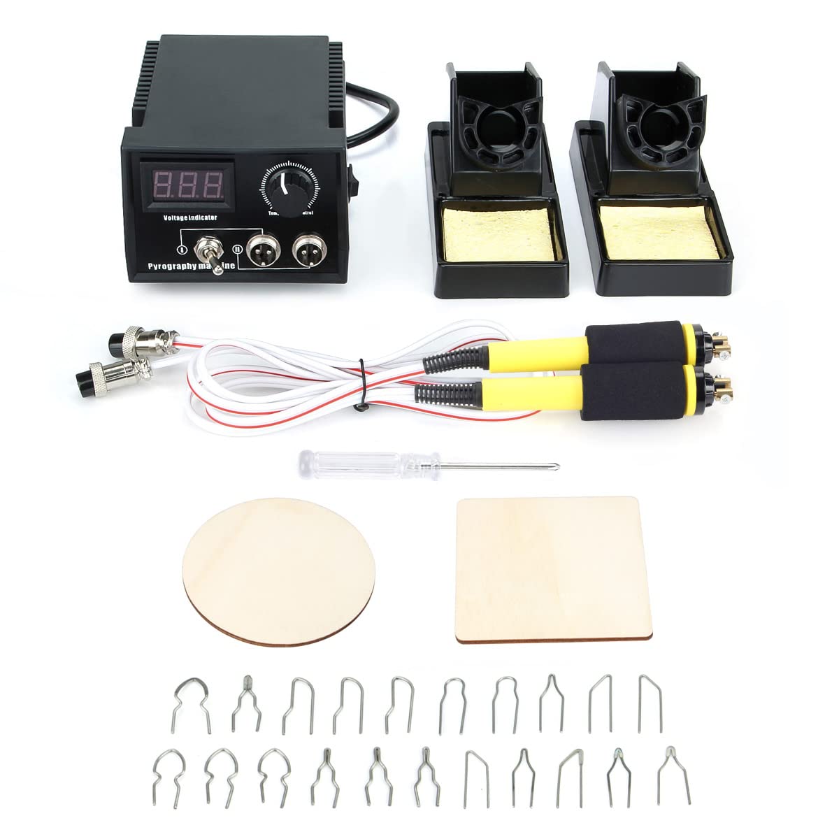Buy 60W Pyrography Pen Wood Burning Kit, King Showden 60w Multifunction