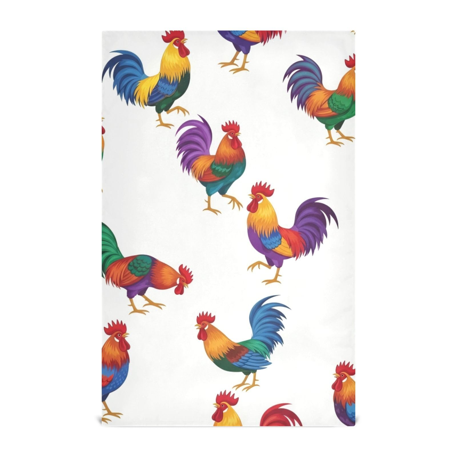 Torchons à vaisselle déco de ferme GAIREG coq de campagne