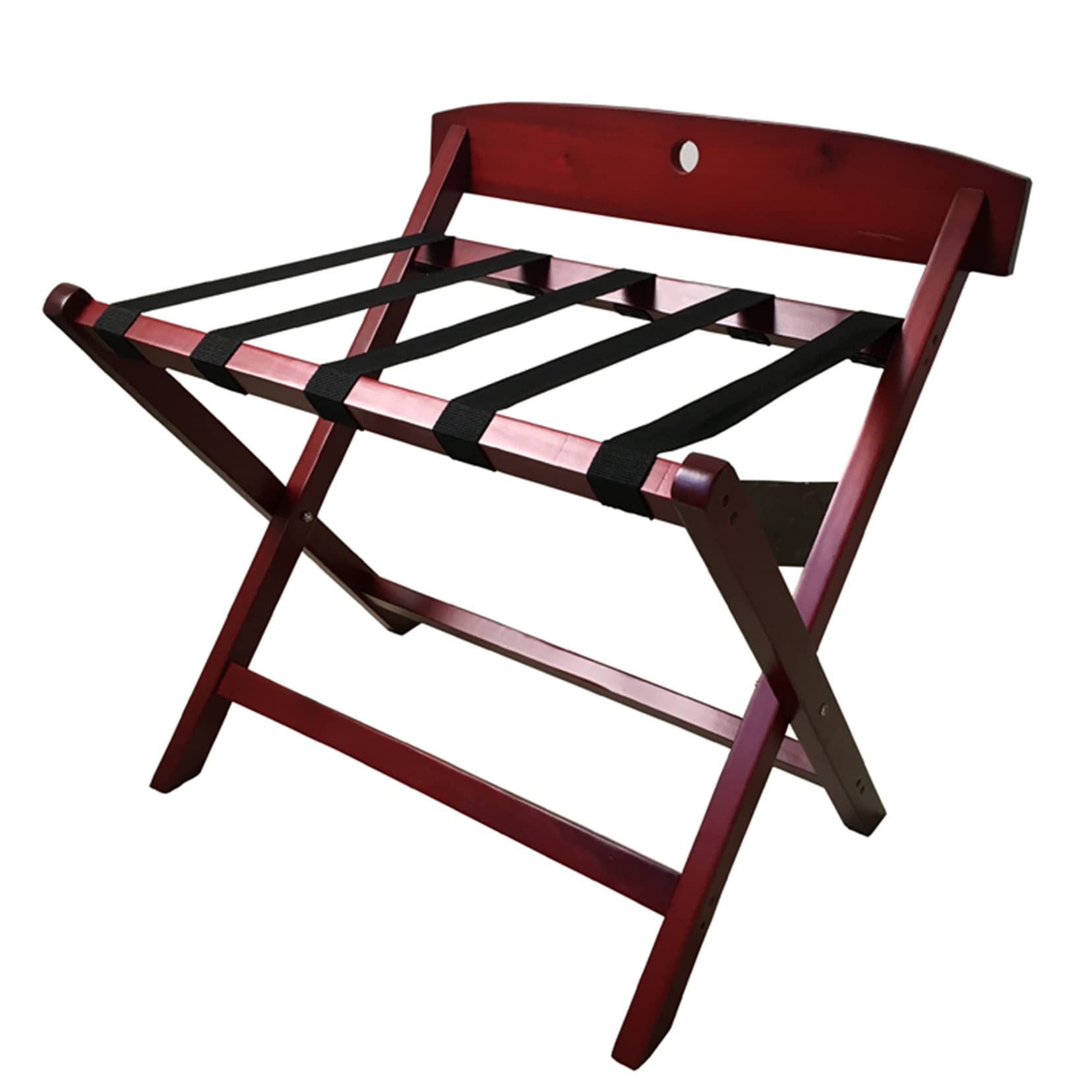 Porte-bagages en bois pliable support de rangement chambre porte-vêtements