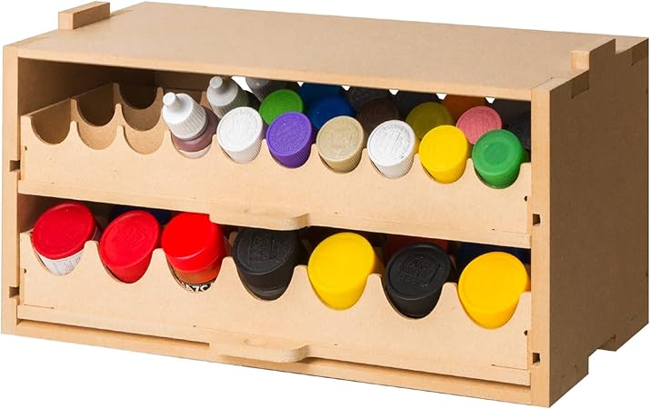 Amazon.com: Bucasso Model Paint Rack, Model Tool Storage Rack, MDF ...