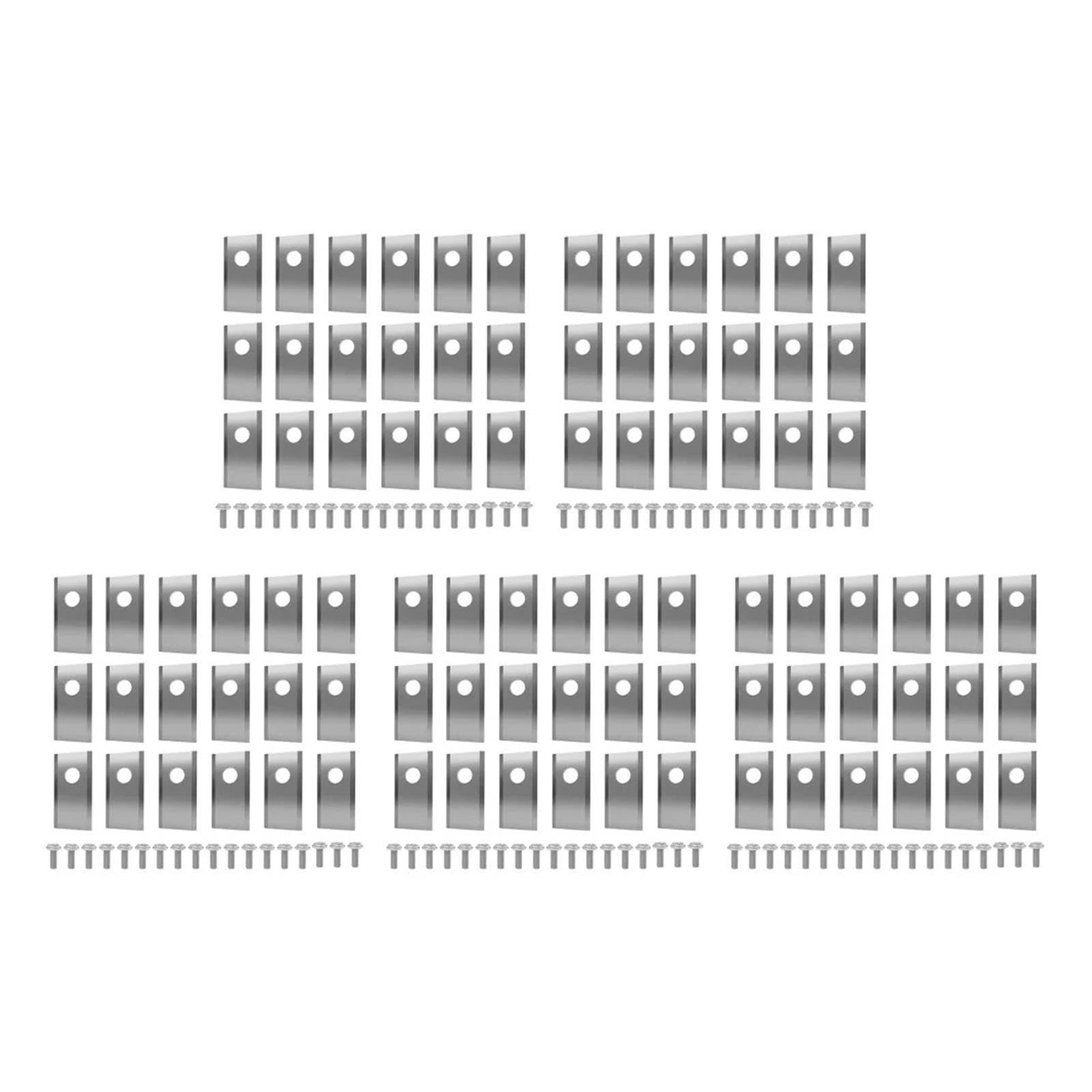 Klingen Ersatz-Rasenmäher-Schneidmesser Aus Edelstahl, Kompatibel Mit Worx, Kompatibel Mit Landroid, Roboter-Rasenmäher-Schneidmesser(Silver 90PCS)