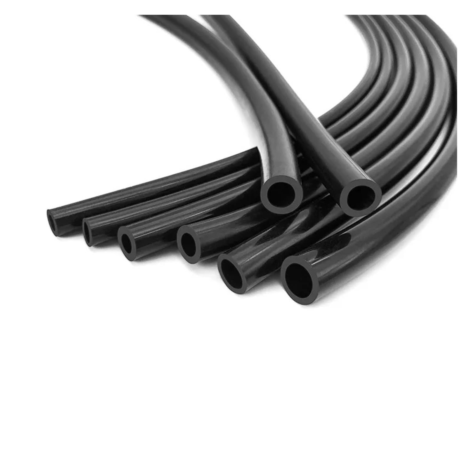 JrEam 1/2/3/5 mètre ID 3/4/5/6/7/8/9/10/15/16/19mm Tube en Silicone Flexible en Caoutchouc Tuyau de qualité Alimentaire Tuyau de Boisson gazeuse connecteur d'eau(5M_OD 9 X ID 7MM)