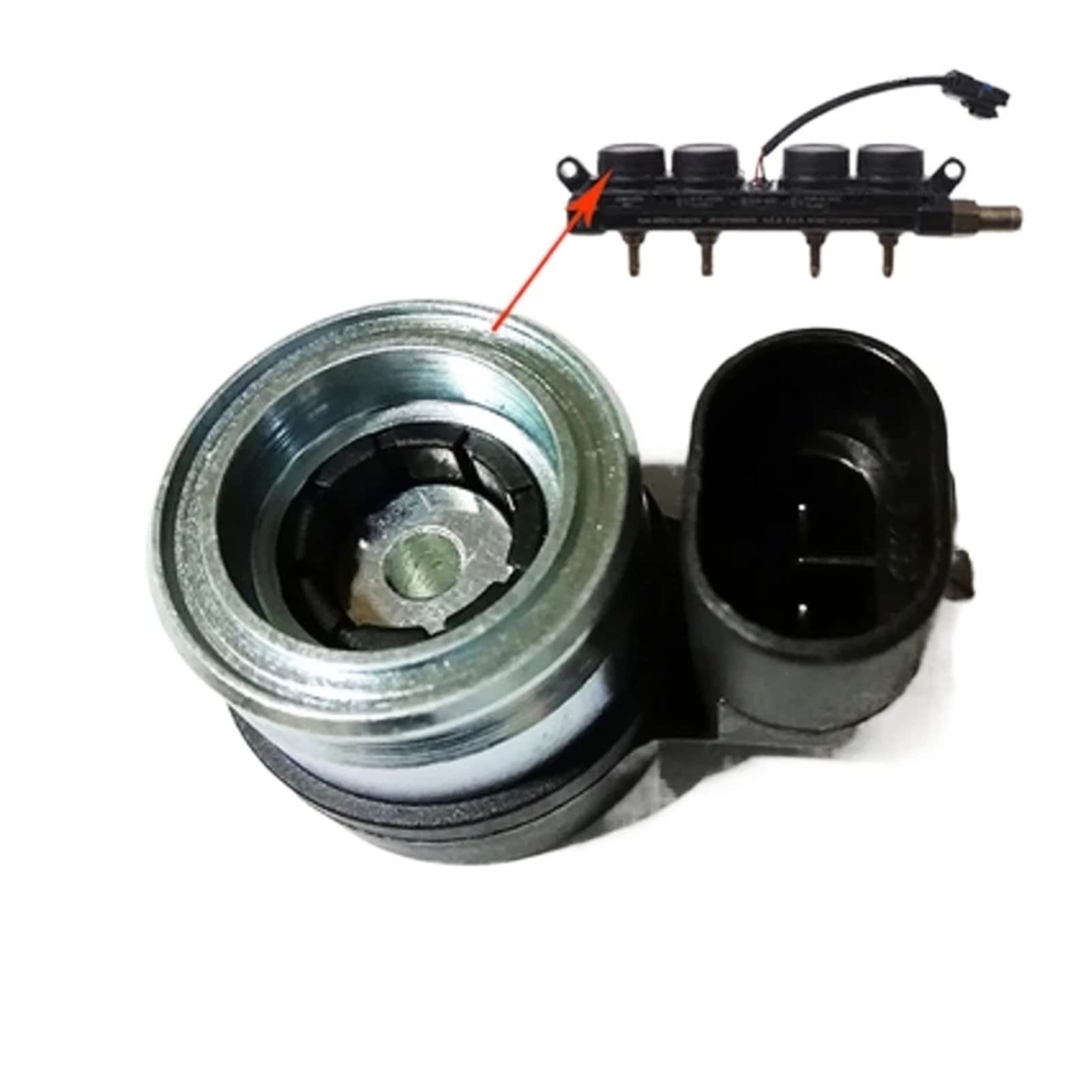 Buy AEB Injection Rail Solenoid Valve Coil Fit For Jetta Elantra AST1220 12mm*20mm DC12V fuel