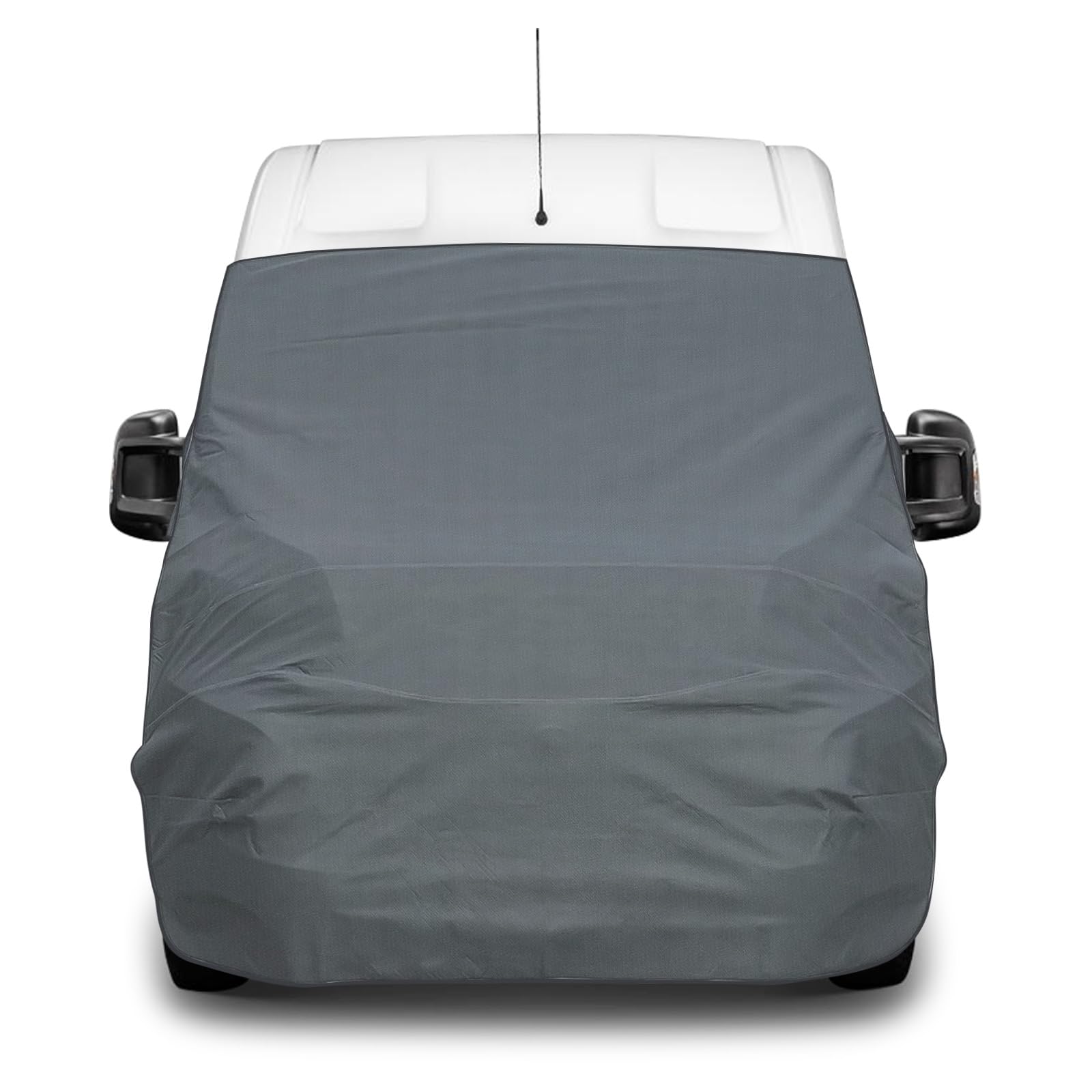 420D Telo Protettivo Antiprua Essential per FIAT Ducato/Peugeot Boxer/Citroen Relay X250/290 2006-2024, Impermeabile Copertura Parabrezza Camper con 10 Bande e Magneti