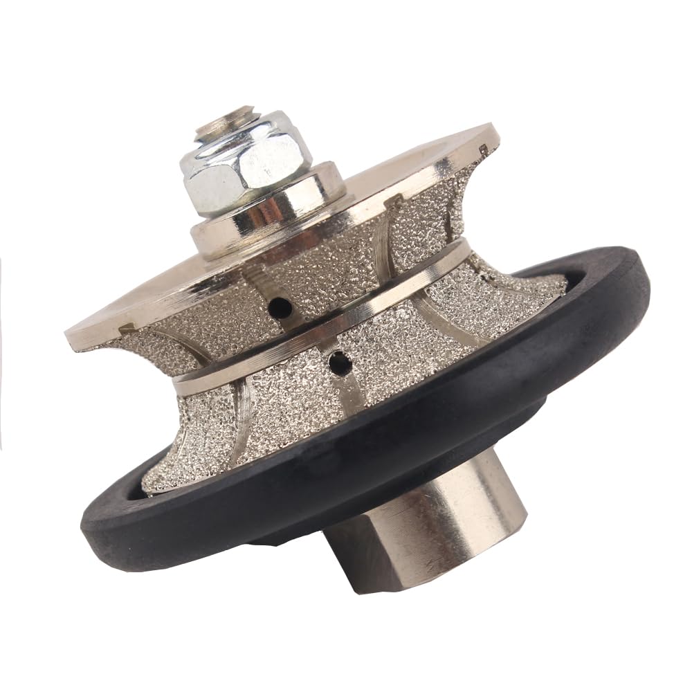 Raizidom V20(3/4") 20Mm Full Bullnose Diamond Hand Profiler/Router Bits With 5/8-11 Thread For Granite Countertop (V20(3/4"))