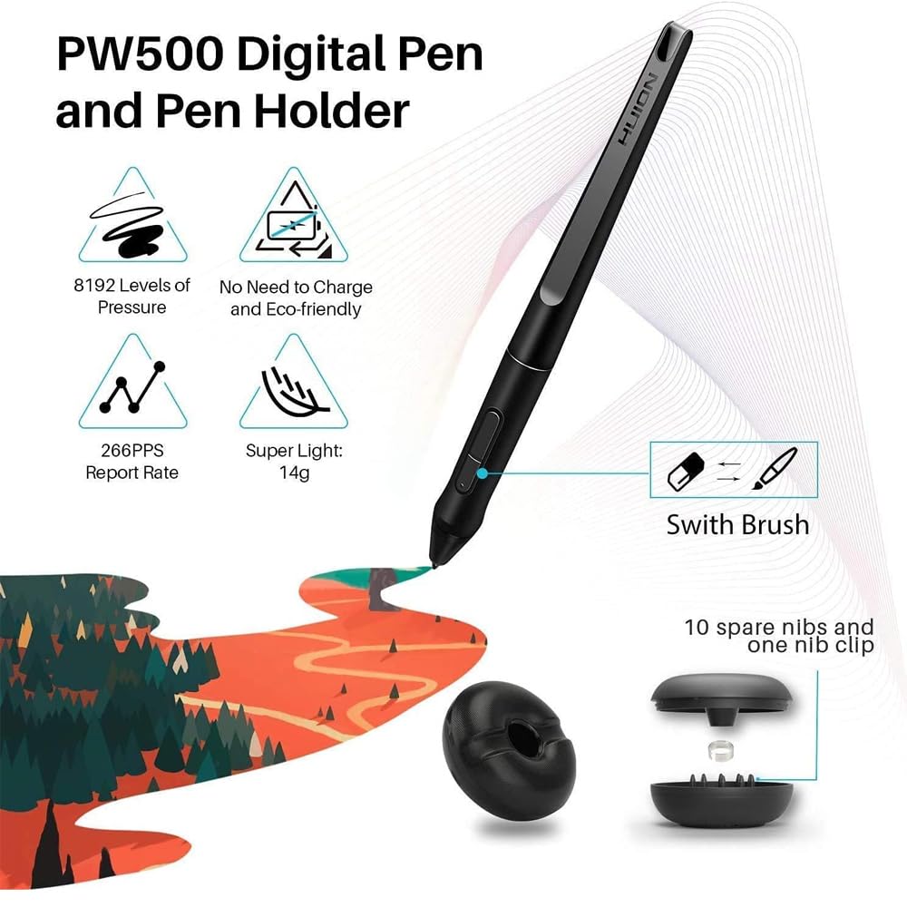 TABLETA GRÁFICA HUION KAMVAS PRO 20 2019