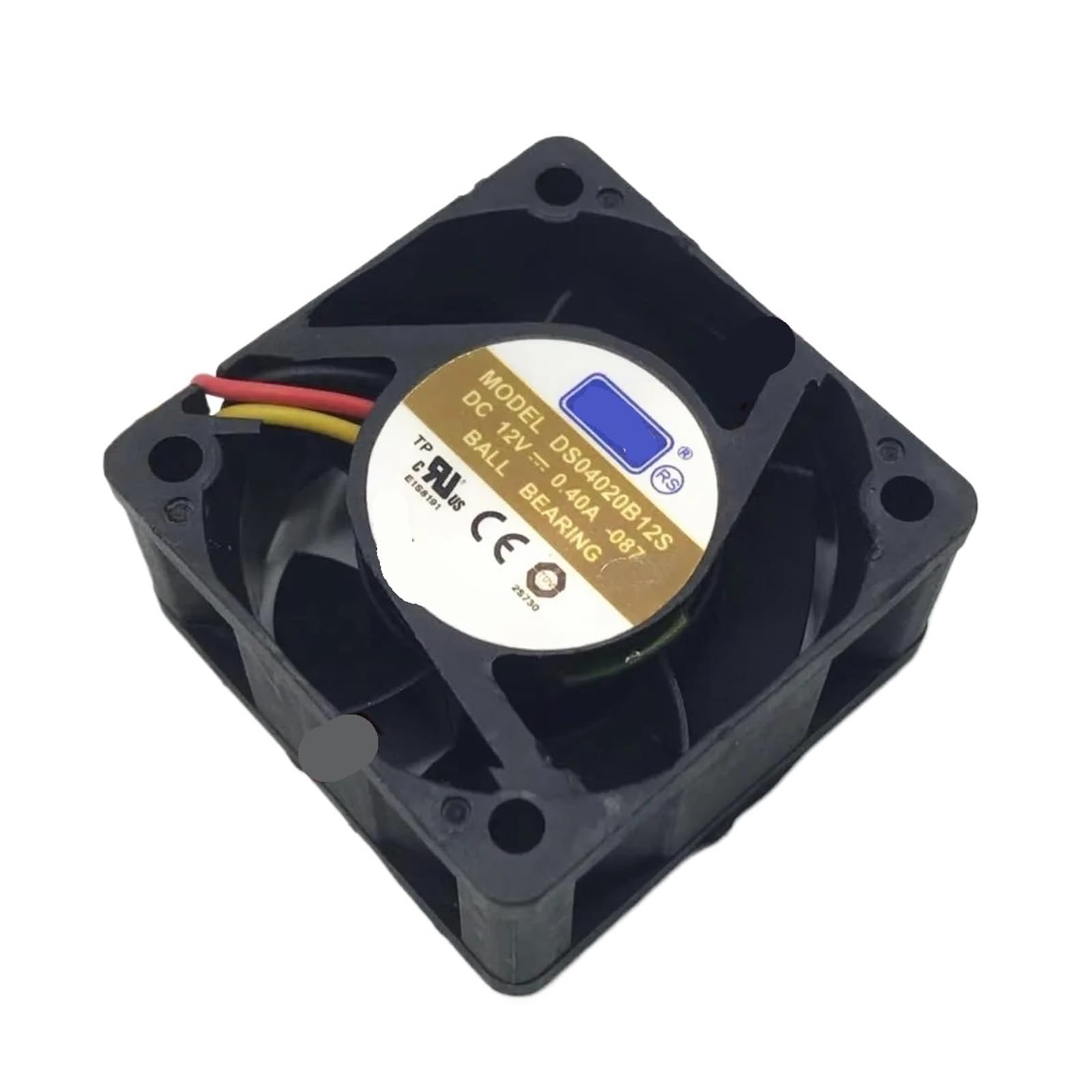 TPKMVGAP DS04020B12S 087 DC 12V 0.4A 40x40x20mm 3-Wire Server Cooling Fan