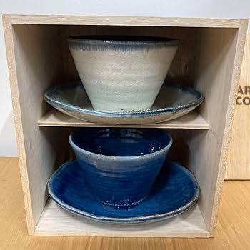 Amazon.co.jp: スターバックス瀬戸焼カップ&ソーサー限定 海と空umi to