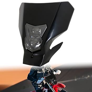 Amazon | JFG RACING H4 バイク LED ヘッドライト カウル Hi/Lo