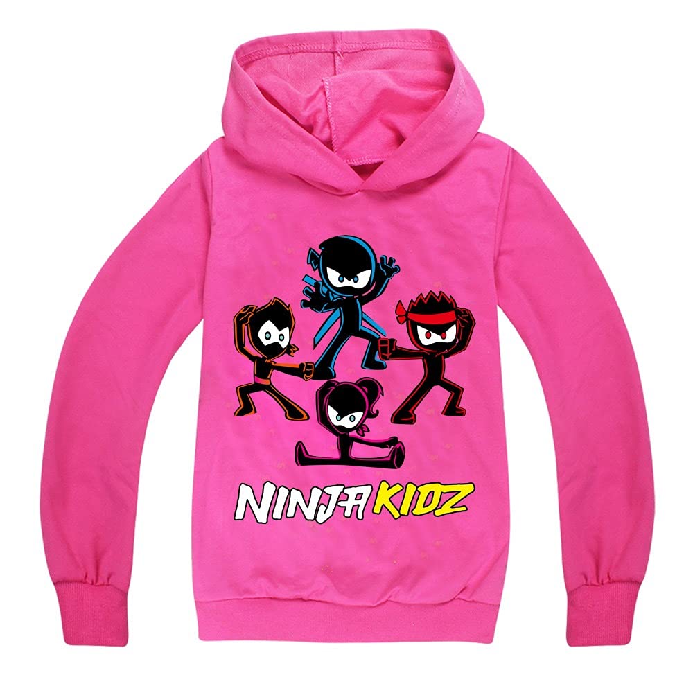 Kids Outfits NINJA KIDZ Print Baby Girl Cotton Shirts for Teenage Girls Baby Boys Tshirt Yonth Clothing Big Kids Hoodies Tops