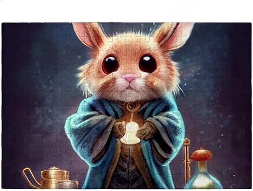 Miniatura 1 de Rompecabezas de conejo lindo - Rompecabezas de conejo - Rompecabezas de fantasía