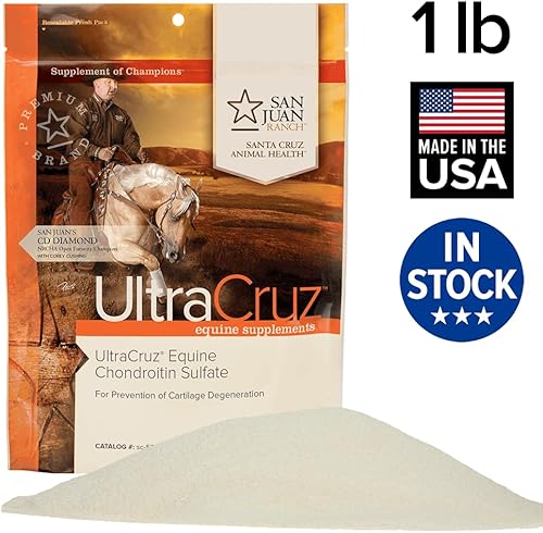 Miniatura 4 de UltraCruz Sulfato de condroitina equina, polvo, 1 lb (suministro para 129 días)