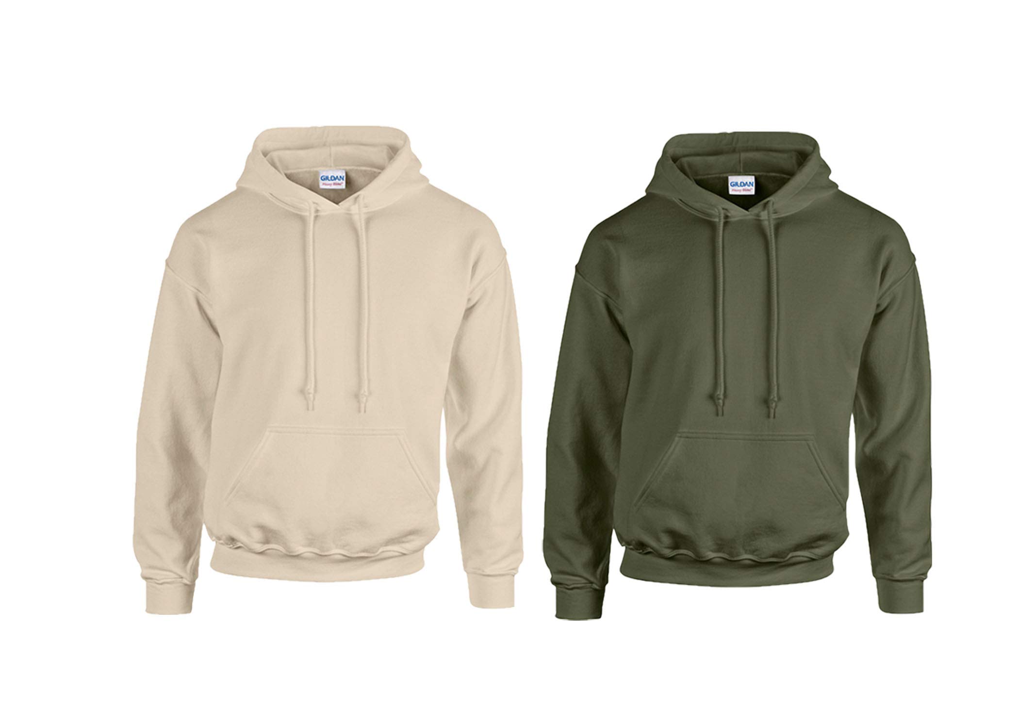 Sweat à capuche Gildan Heavy Blend Medium pour homme et femme confortable