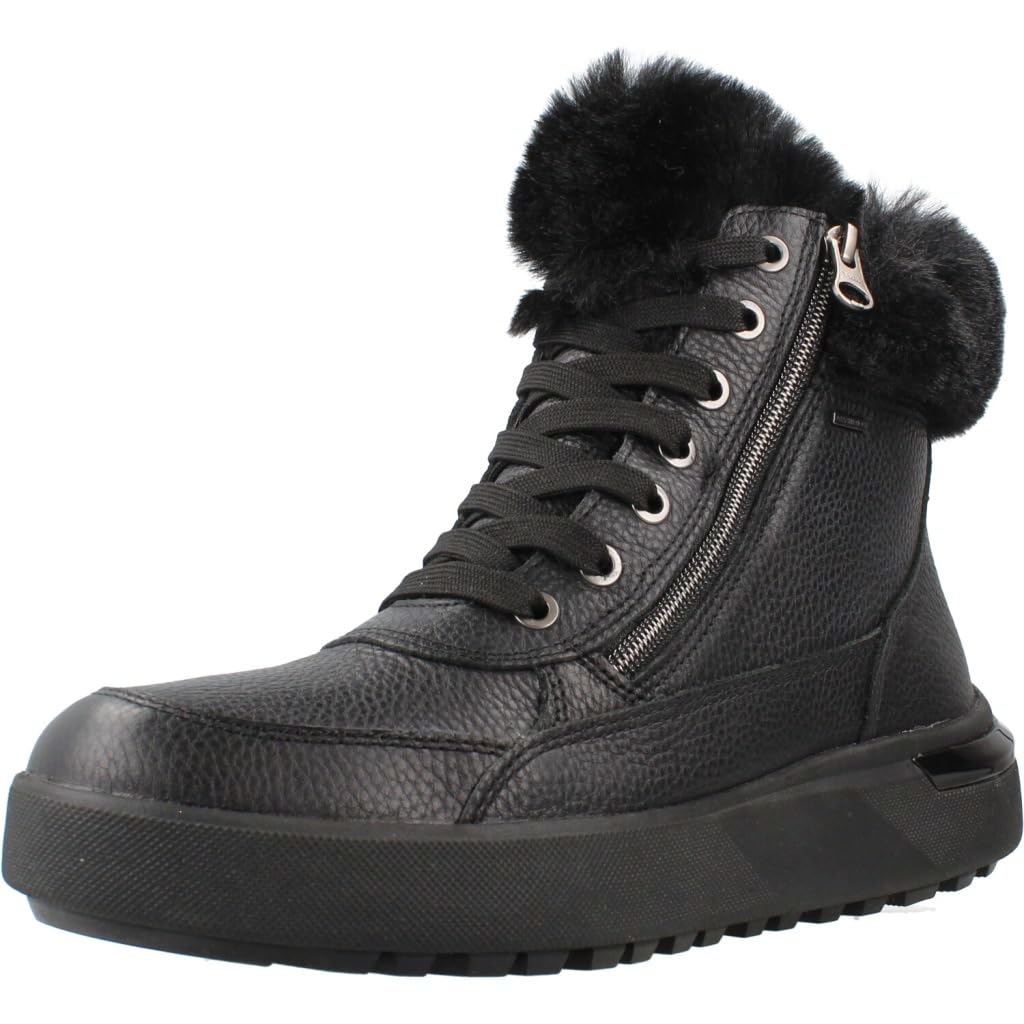 Geox Women's D Dalyla Abx Ankle Boots, Black, 5 UK
