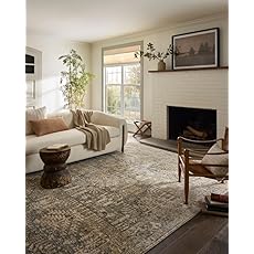 Loloi Magnolia Home by Joanna Gaines Pace Collection PAC-06 Forrest/Natural 9'-6" x 12'-3" Area Rug