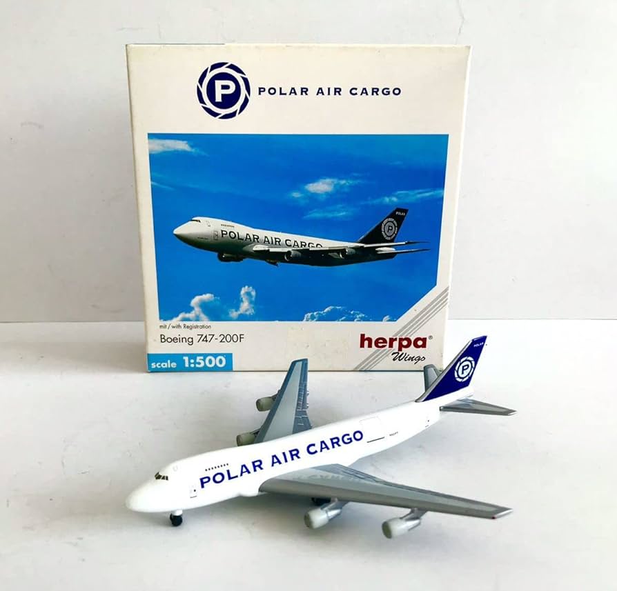 レア物】ポーラエアカーゴ747-400F 1/200 レア物】ポーラ