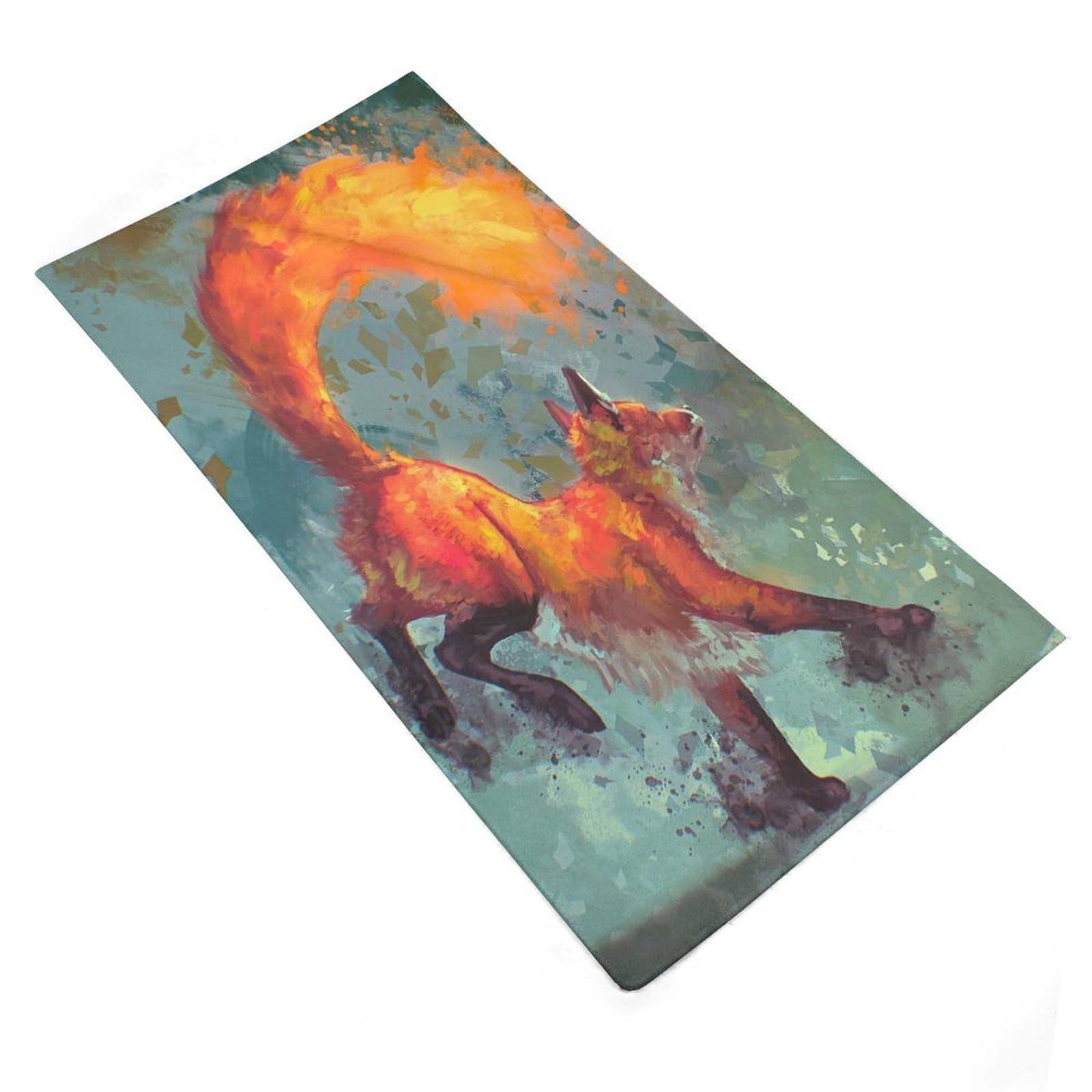 Fire Fox Bathroom Towels Absorbent Quick Drying Towel for Men Women Body Cleaning And Massage 35x73cm