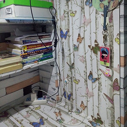 Yifely Colorful Butterfly Furniture Paper Decorative Vinyl Self Adhesive Shelf Drawer Liner 17X118 Inch #TOP7