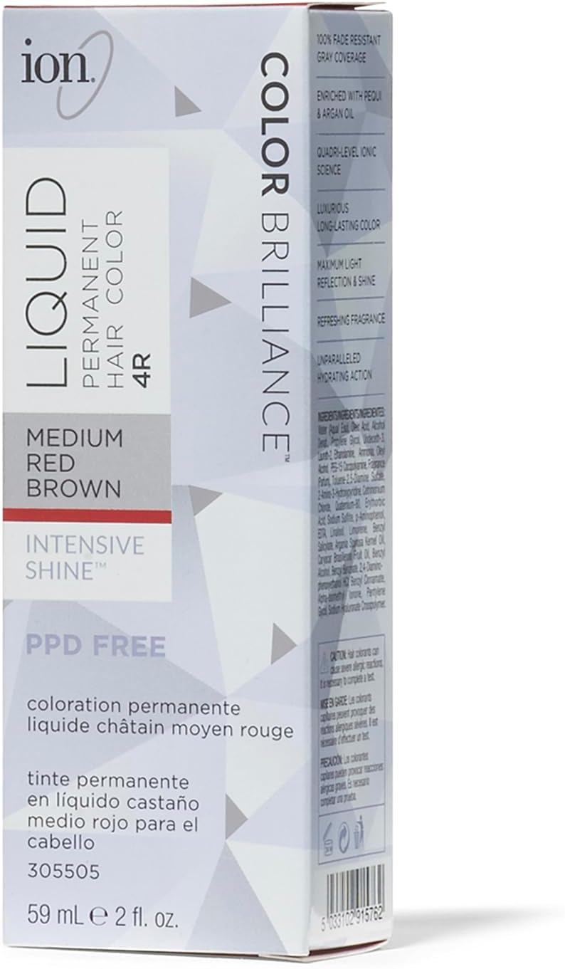 4R Medium Red Brown Permanent Liquid Hair Color