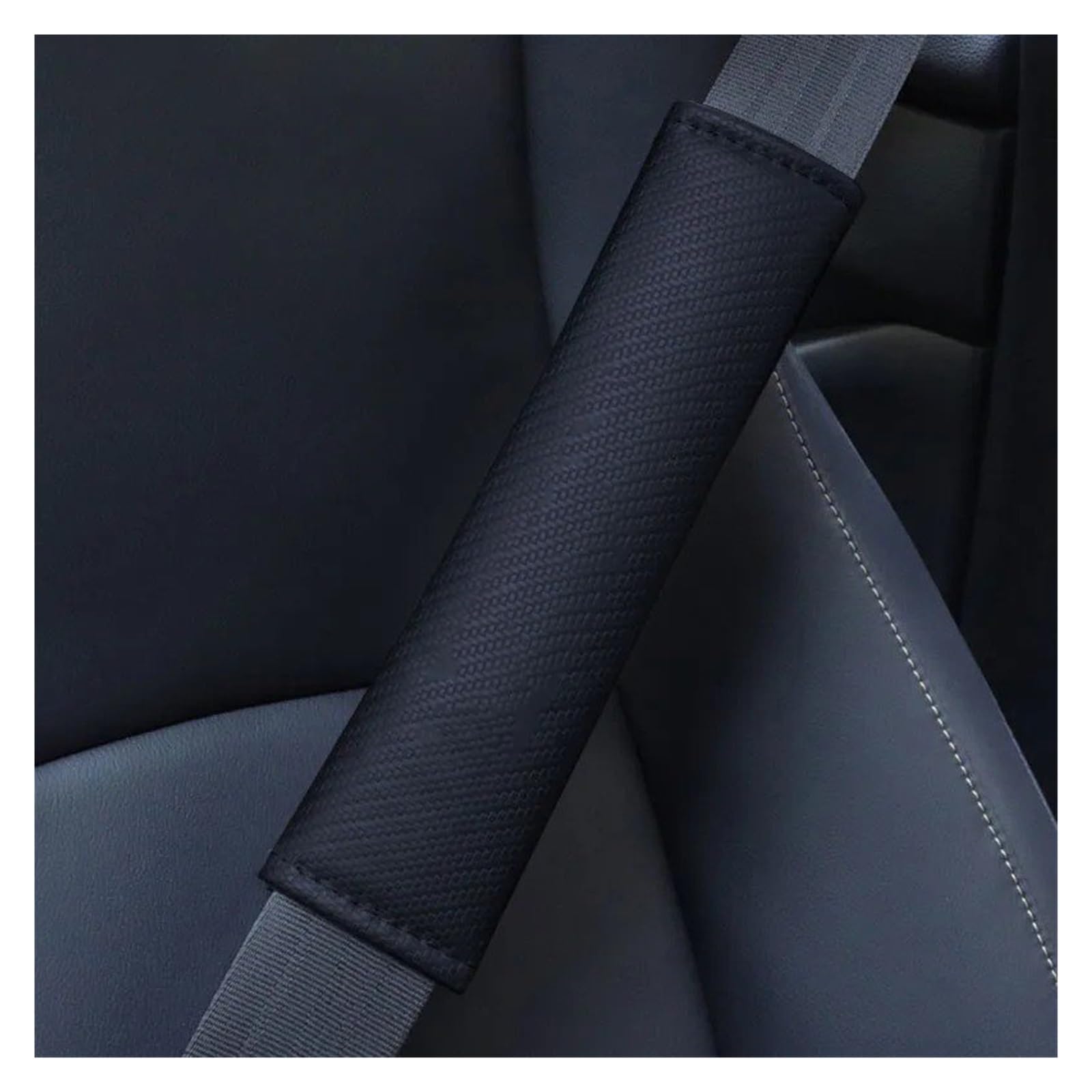 Protector de cinturón Para Iveco Daily IV V VI Van Protector Hombro Cinturones Seguridad Coche Cubierta Interior Cinturón Seguridad Almohadilla cinturón(2 pcs Red)