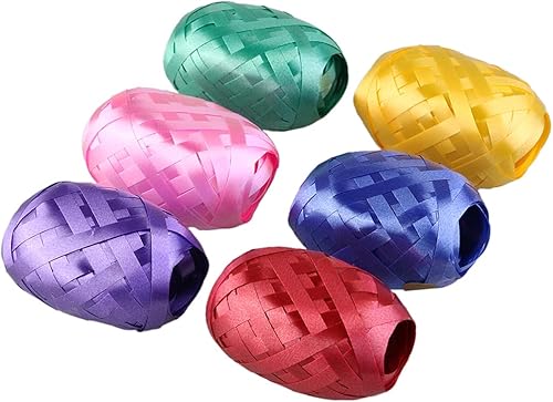 Miniatura 6 de Lurrose Paquete de 6 cintas para envolver regalos, paquete de cinta para envolver regalos, cinta rizadora para Navidad, Acción de Gracias, boda,