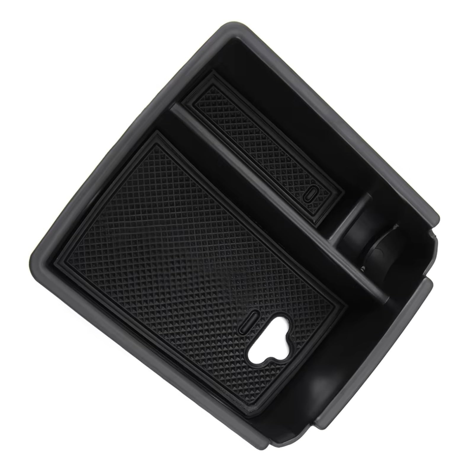 DSEQOPHH Armrest Insert Organiser Compatible With VW For Taos 2017-2022 1 Pcs Armrest Storage Box Tray Replacement Accessories