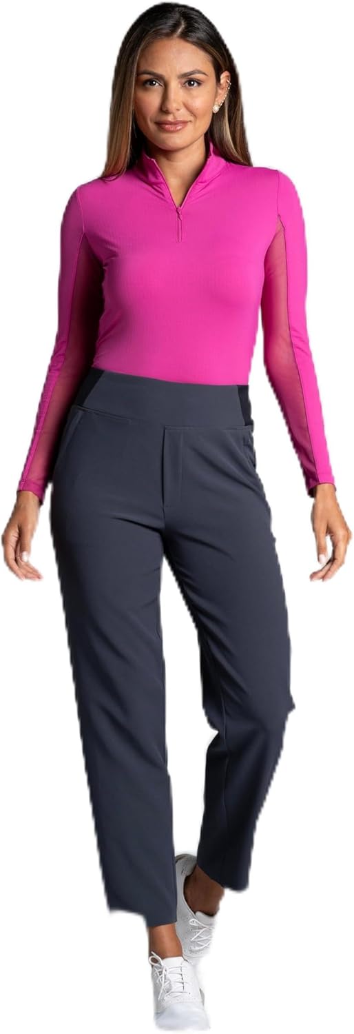 IBKUL Women's Everyday Performance Pants – 4-Way Stretch, Wrinkle & Stain-Resistant Fabric with Deep Pockets 70000