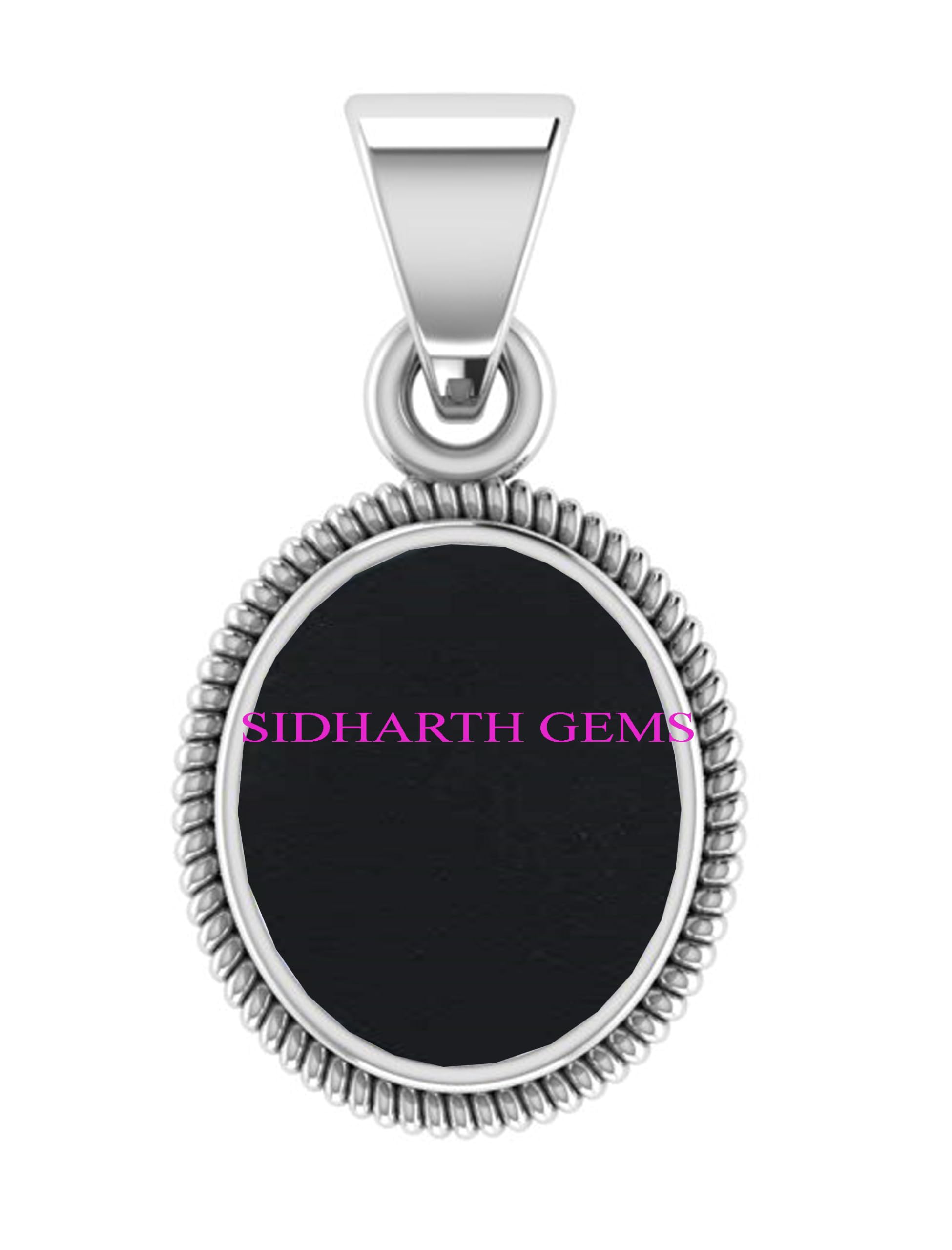 11.25 Ratti 10.00 Carat Sulemani Hakik Pendant Natural kala akik Silver Plated Pendant Men and Women