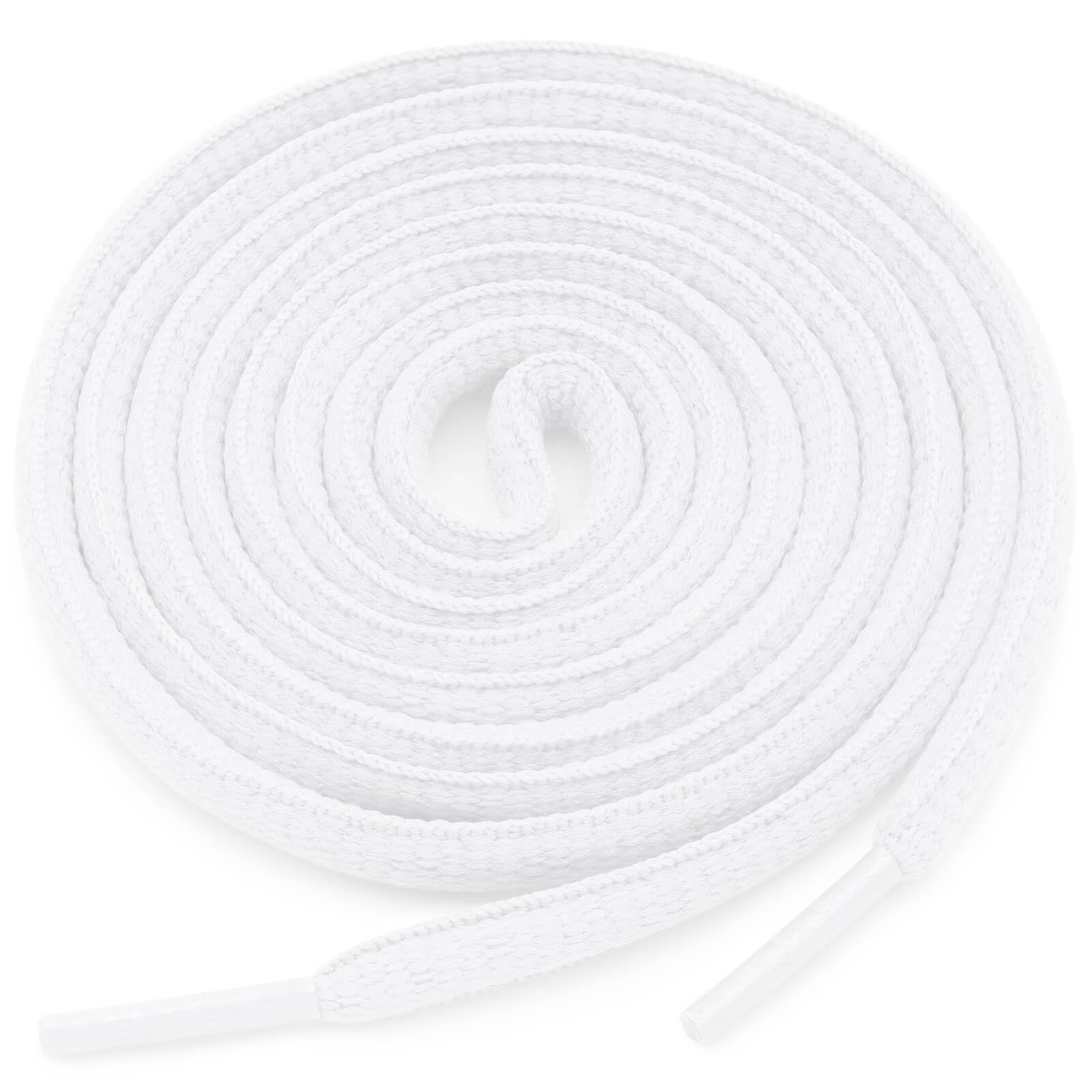 YJRVFINE Oval Sneaker Shoe Laces: 2 Pairs Half Round Shoelaces for Athletic Shoes