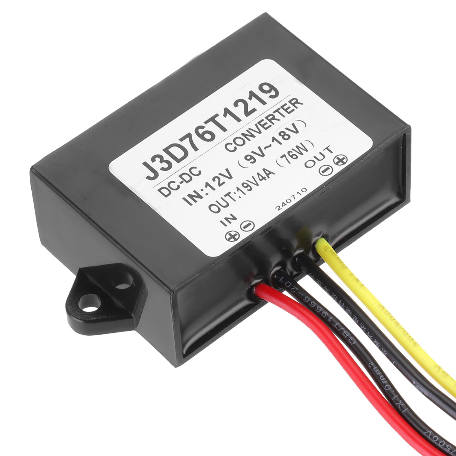 Amazon.com: MECCANIXITY DC 12V to DC 19V Power Converter 4A 76W