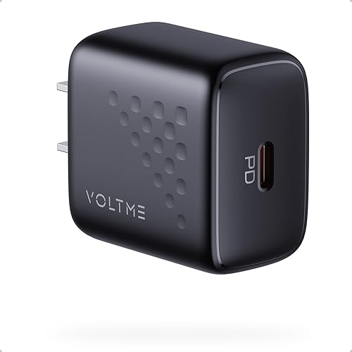 VOLTME Cargador USB C de 20 W, cargador rápido PD 3.0, cargador de pared USB C dual para iPhone 1414 Plus14 Pro14 Pro Max, Galaxy, Pixel 43,