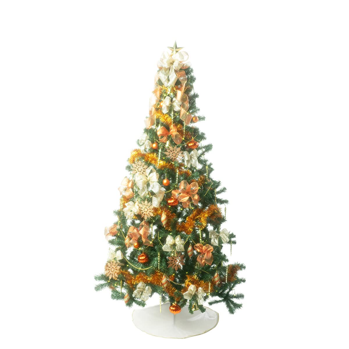 Amazon | クリスマス屋 クリスマスツリー 210cm LED 飾り付 コパー Amazon | クリスマス屋 クリスマスツリー 210cm LED 飾り付 コパー