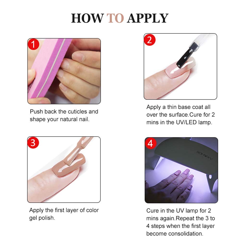 Mini UV LED Nail Lamp Portable Nail Dryer for Gel Nail and Curing Nail with 2 Timers(45S/60S) and USB Charging(Pink) 3
