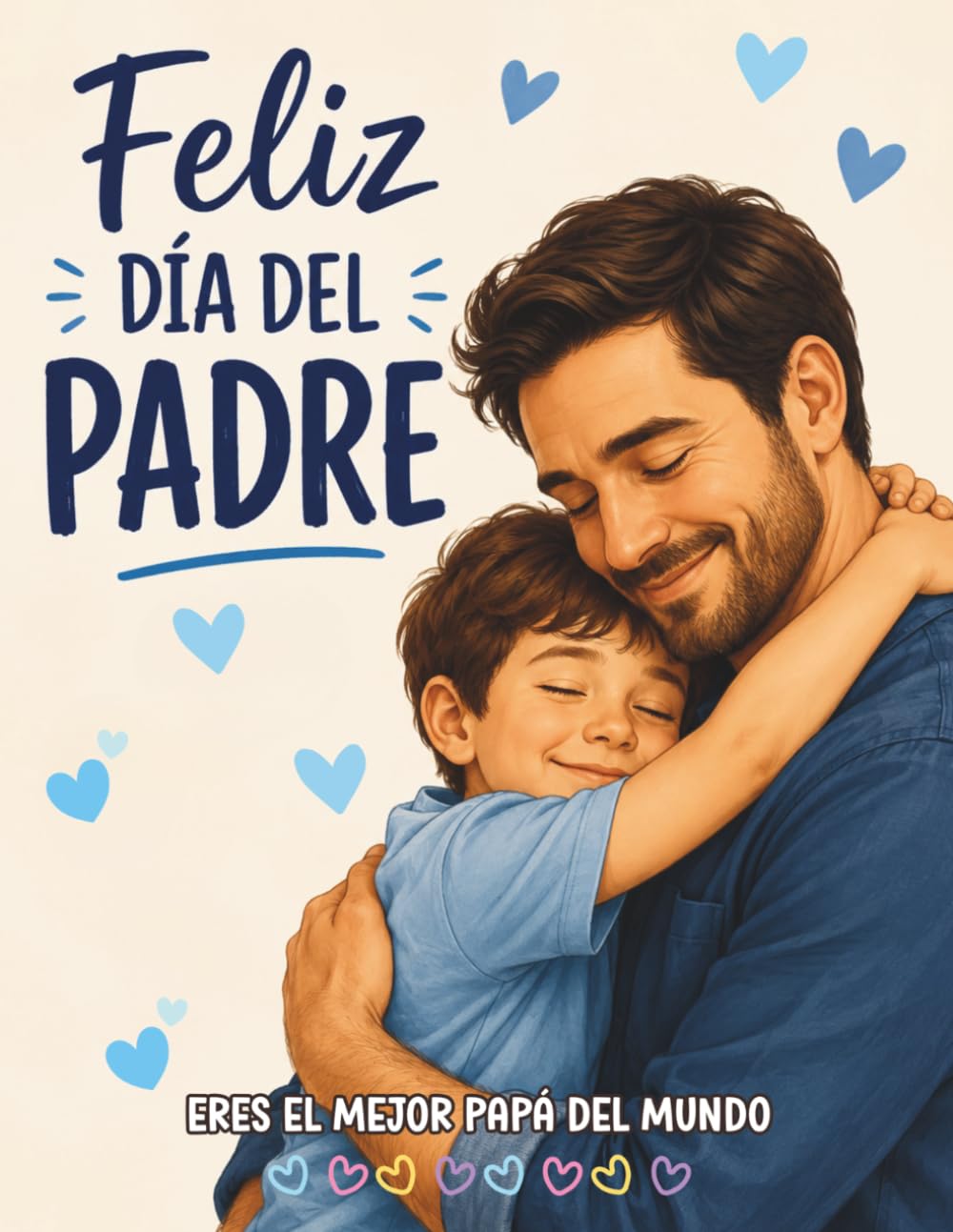 FELIZ DIA DEL PADRE - ERES EL MEJOR PAPÁ DEL MUNDO: Imágenes Estilo Cute dia del Padre para Colorear | Álbum de Fotos para Papá | Libro de Actividades para Todas las Edades