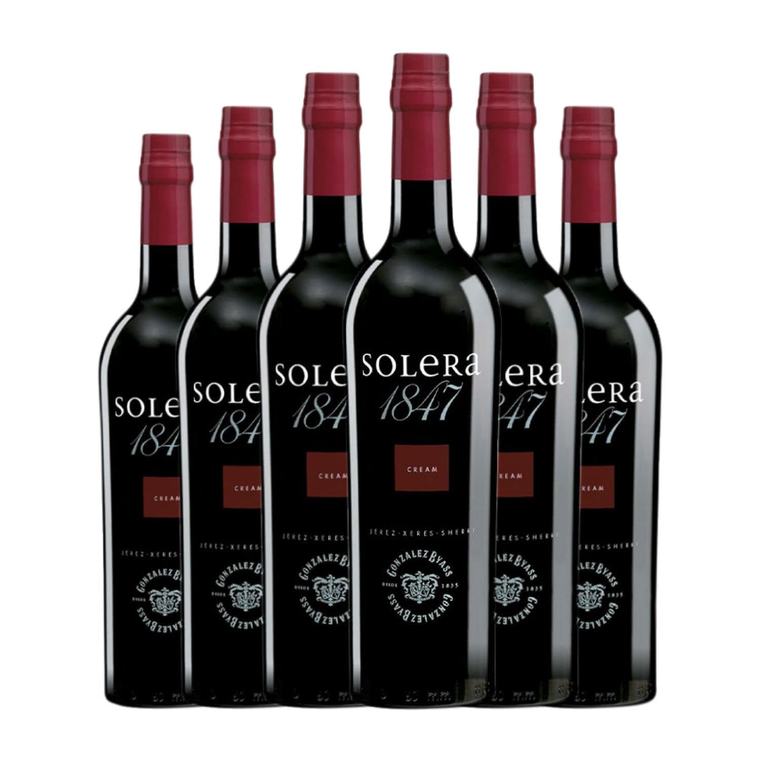 González Byass Solera 1847 Cream Jerez-Xérès-Sherry 75 cl (Schachtel mit 6 Flaschen von 75 cl)