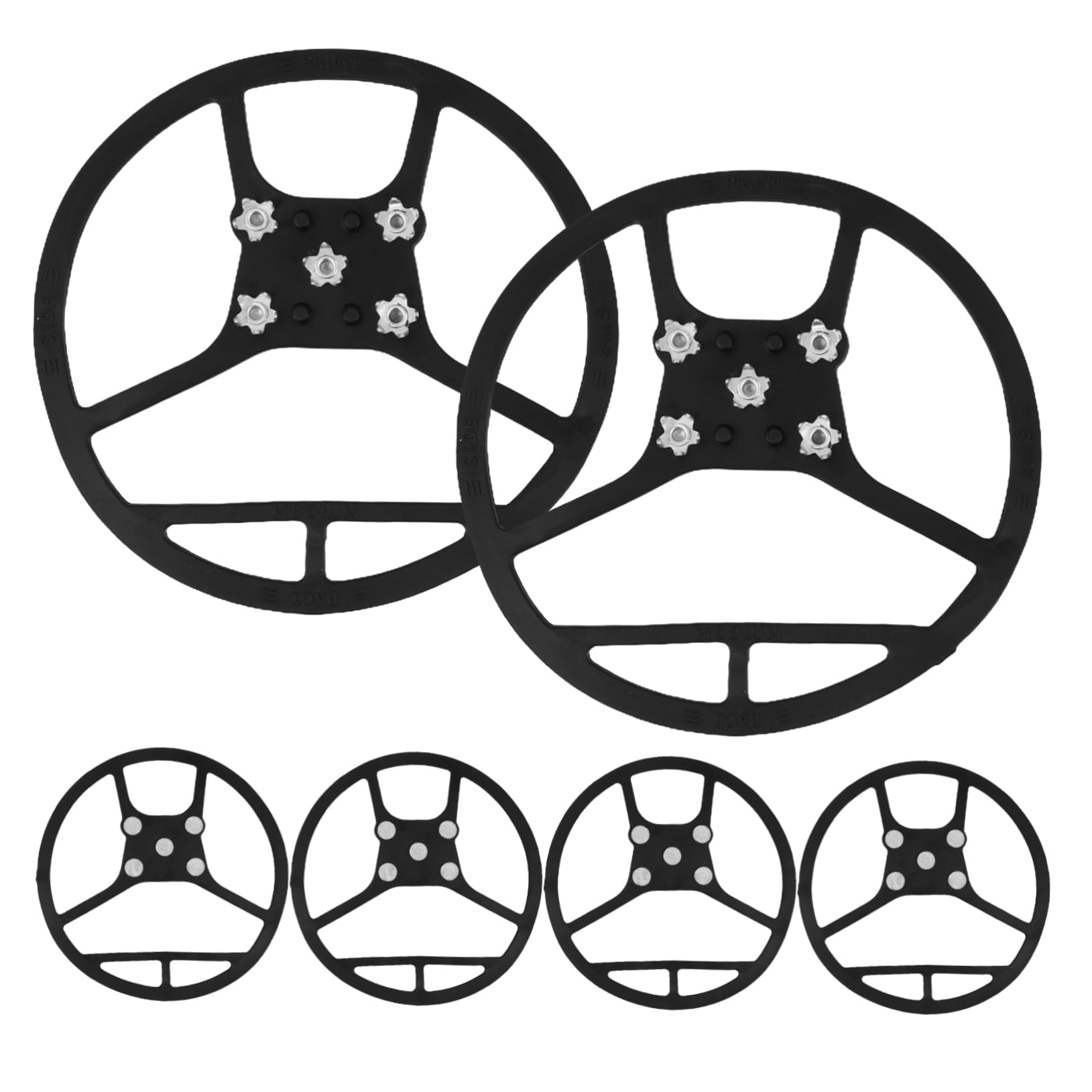 Sosoport Ice Cleats for Women Shoes Boys and Girls Shoe Grippers Snow Hiking Climbing Safety