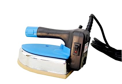 Snyter Booster 999 220V, 1600KW Stainless Steel Steam Iron with High Pressure Steam Output Comes with 2.5 Liter Water Bottle, Base Protecting Shoe & Heat Resistant Base Plate (Blue)