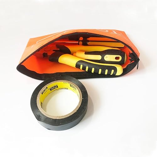 Miniatura 4 de Paquete de 6 bolsas de herramientas pequeñas con cremallera Oxford resistente al agua