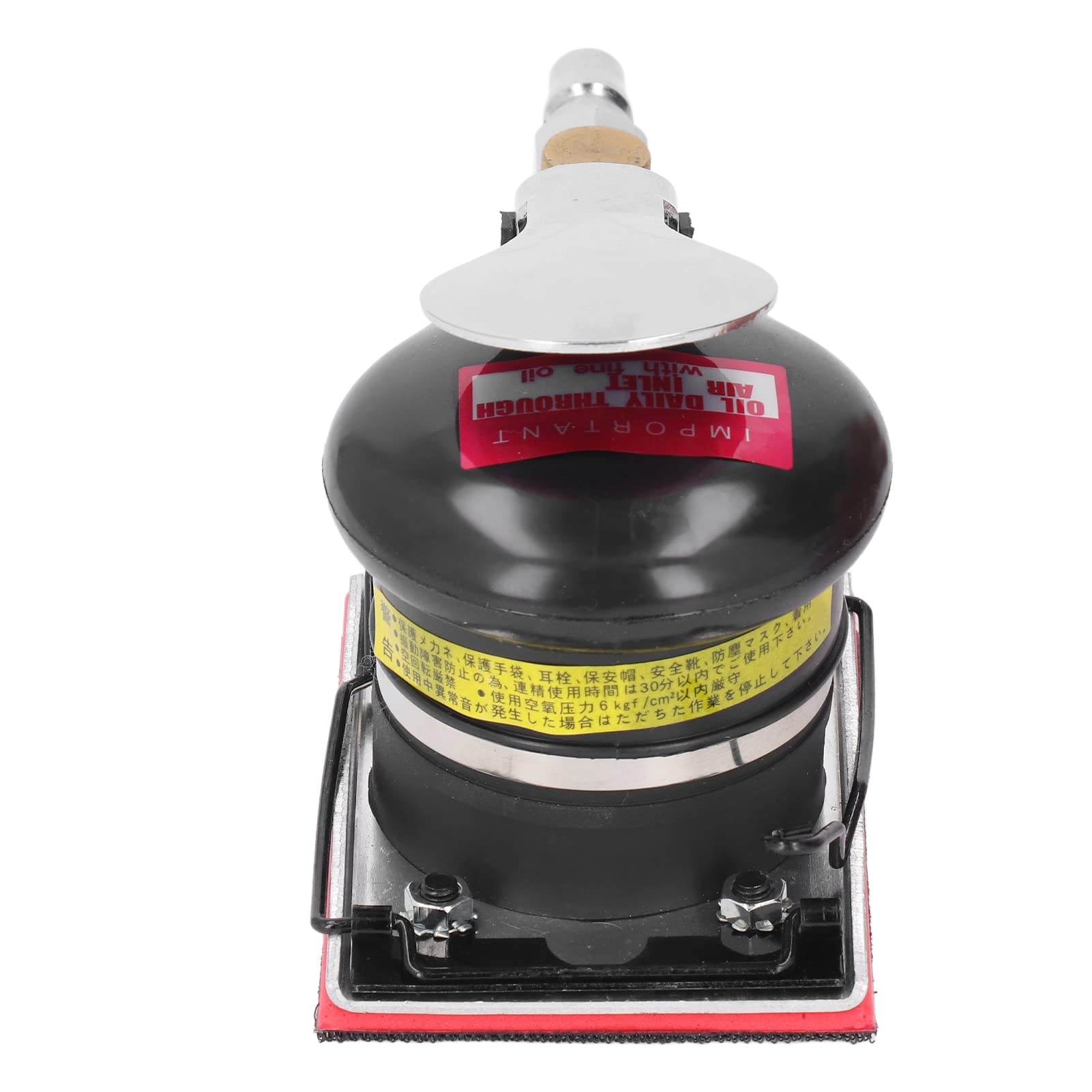 Air Sander, Push Switch Pneumatic Sanding Machine with Filter Screen for Processing Wood and Metal