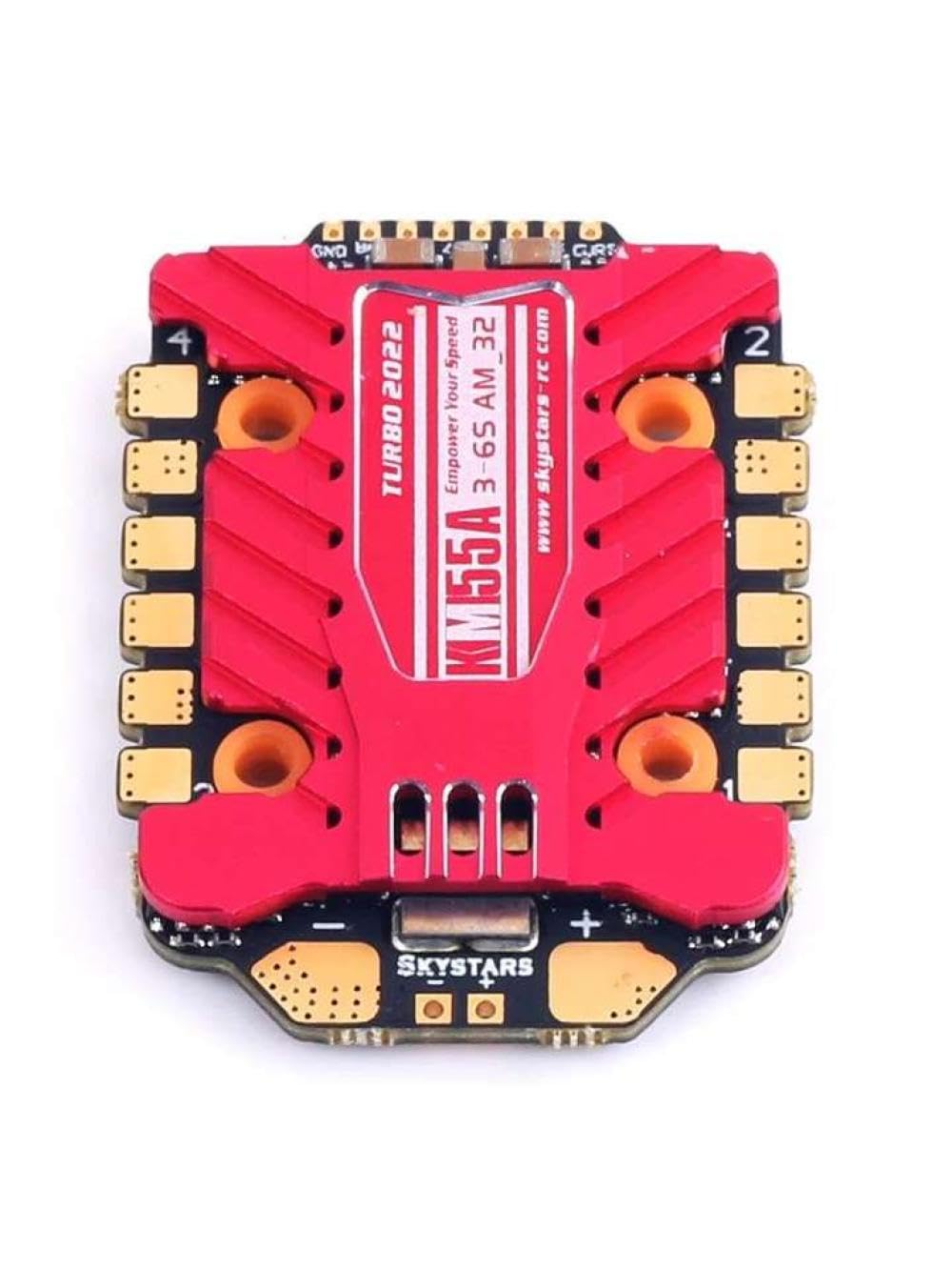 4 in 1 skystars ESC compatibile con droni di corse AM32 32 bit 3-6s KM55A 20x20mm Controller di volo