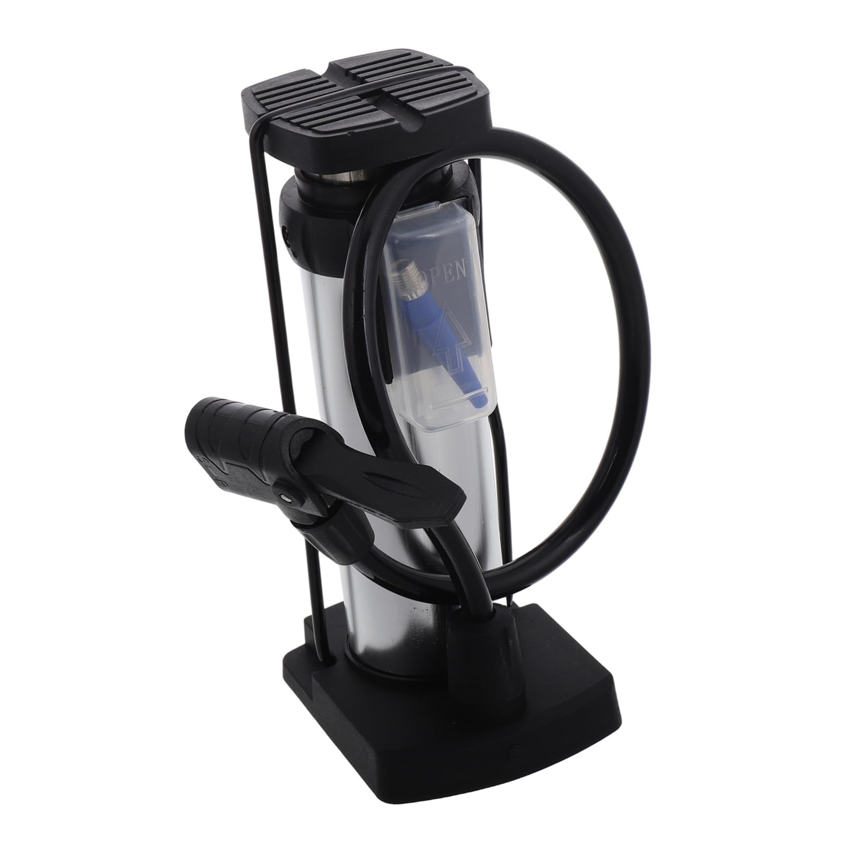 Abaodam Portable Tire Floor Pump High Pressure Manual Inflator for Bikes Cars Motorcycles Foot Activated Design for Easy Use Versatile Inflation Tool for All Cycling Adventures