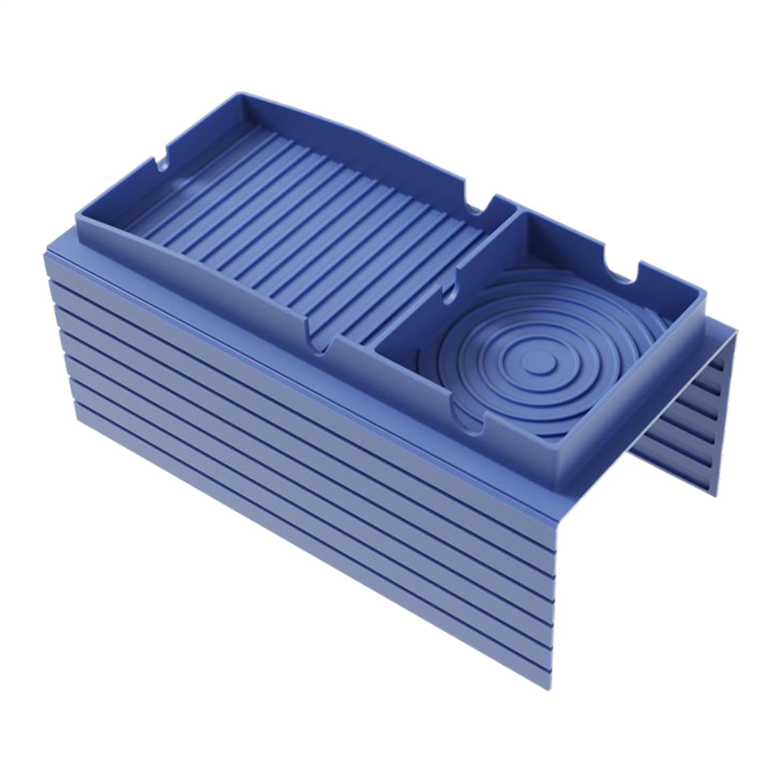 Mesa con bandeja para reposabrazos de sofá, mesa auxiliar antideslizante con soporte para bebidas, aperitivo para control remoto, teléfono y tazas, perfecta para uso en sala de estar