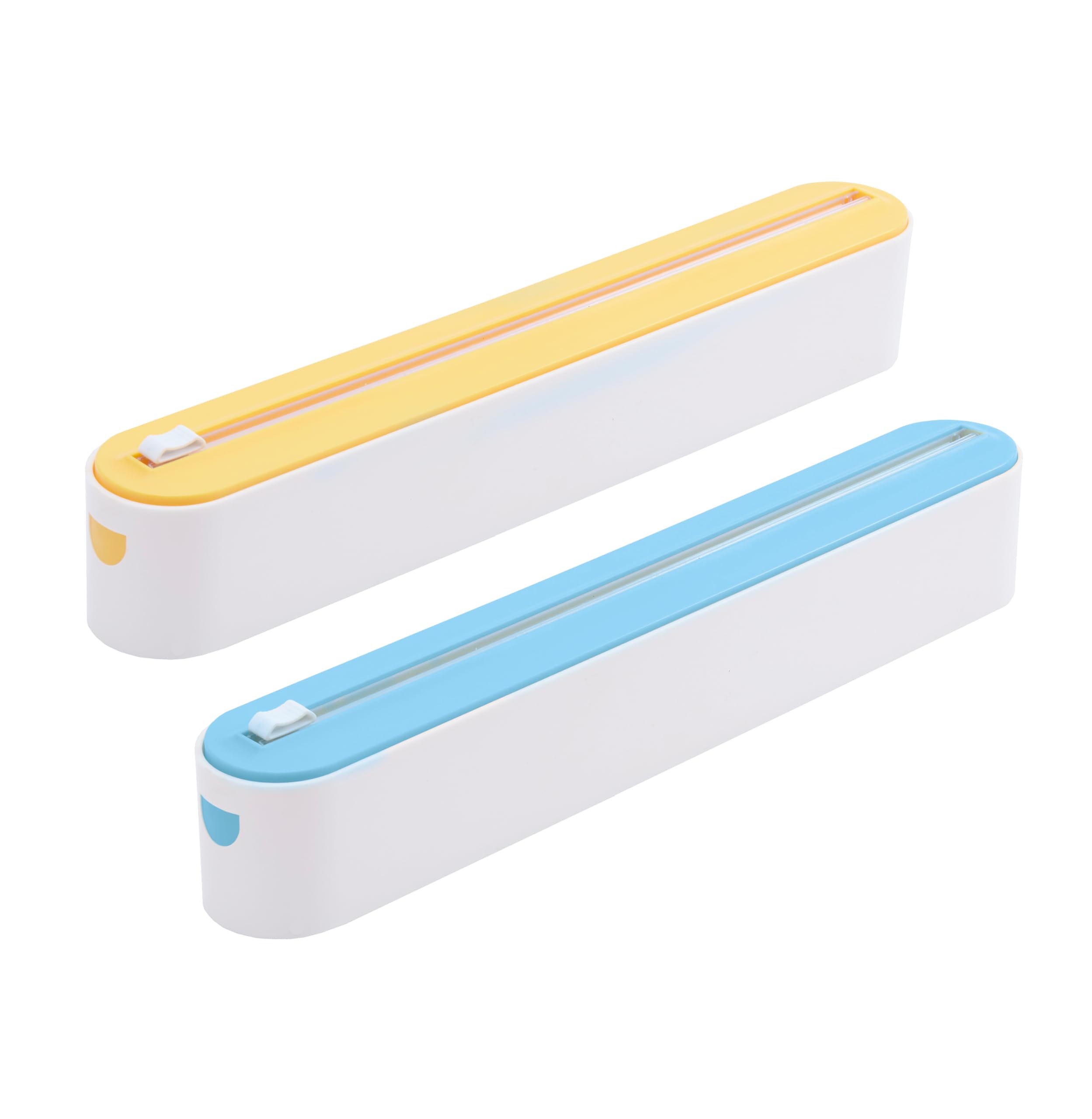 Coopers of Stortford - Swift Slice Two in One Kitchen Dispenser - Magnetic Foil and Cling Film Cutter for Fridge Storage
