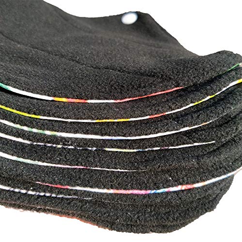 Image of 7PCS Pack Reusable Menstrual Pads Including 6PCS Cloth Sanitary Pads Mama Cloth Pad + 1PC Mini Wet Bag