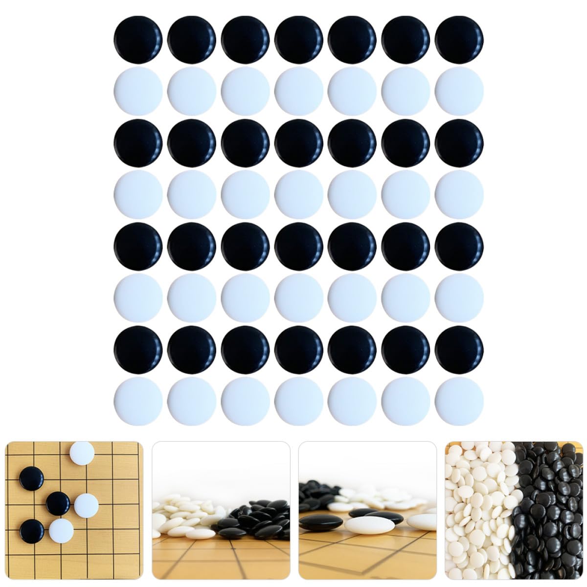 Set di 360 Pezzi di Pedine per Gioco Go in Melamina Creativa, Comode e Pratiche, per Partite a Casa o Feste Accessori per Giochi da Tavolo