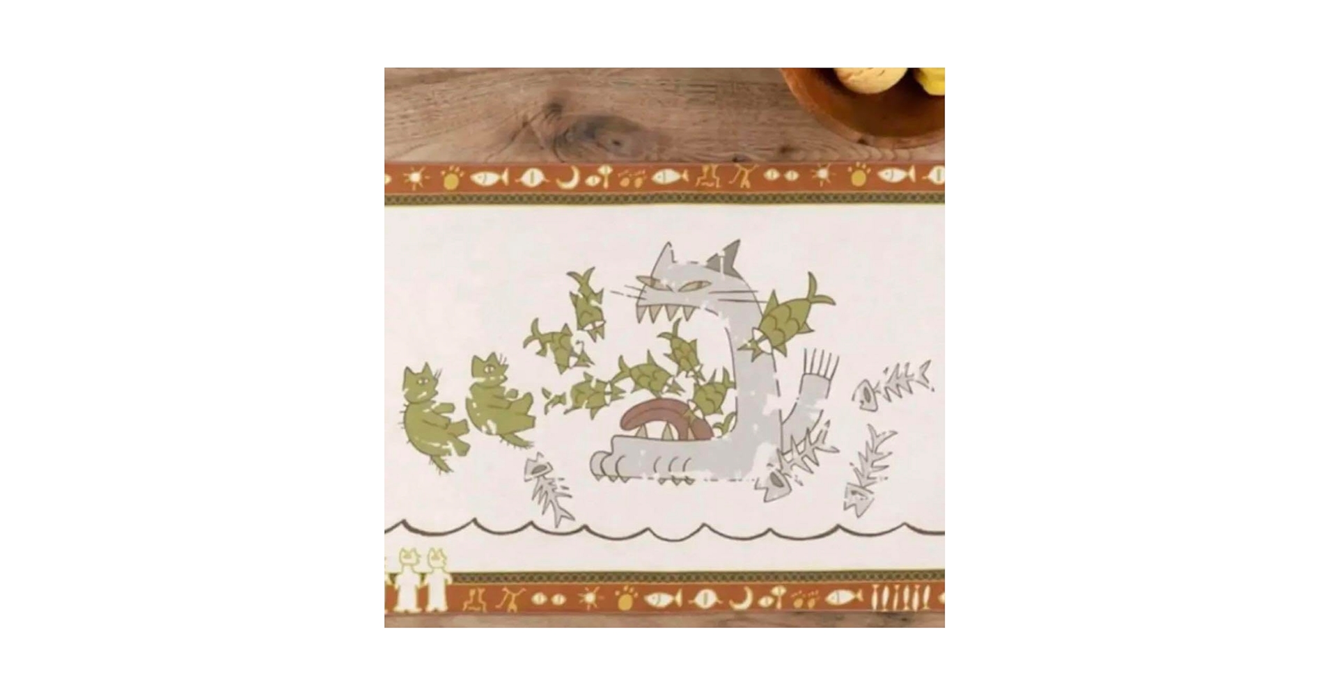 猫の恩返し ルナルド・ムーンの壁画ランチョンマット ジブリがいっぱい どんぐり共和国【公式】 on X: 