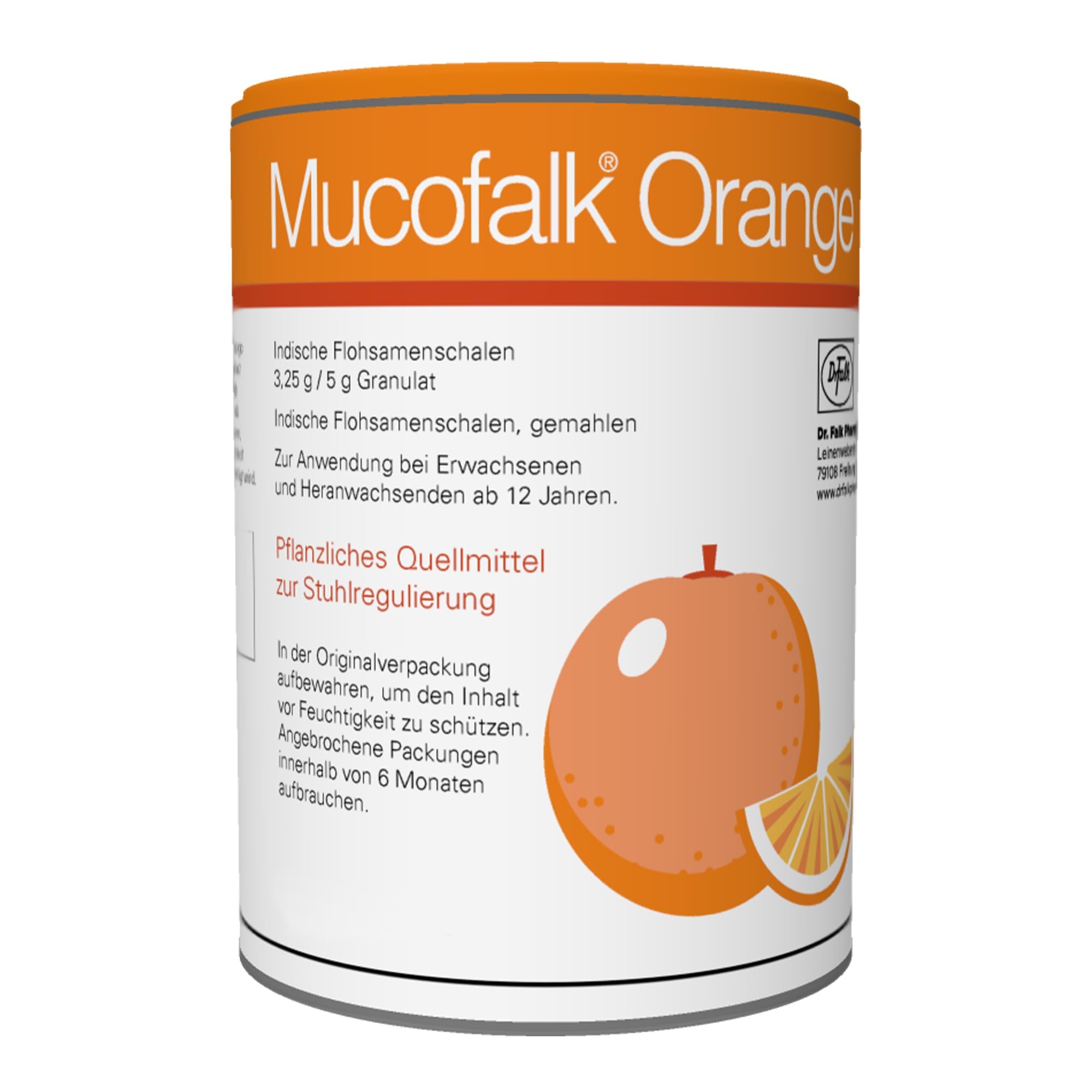 Mucofalk Orange, Flohsamenschalen bei Darmbeschwerden, 2x300g
